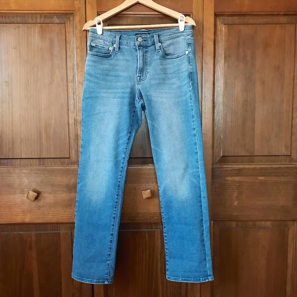 🛍 Lucky Brand Mid Rise Sweet Straight Glass Mount Denim Jeans Size 10/30 - Picture 4 of 15